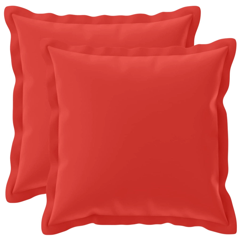 Federa 2 pcs HOUTEN Rosso 30 x 30 cm Poliestere 915921