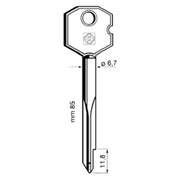 CHIAVI A CROCE XY3P- 5 pezzi  - SILCA