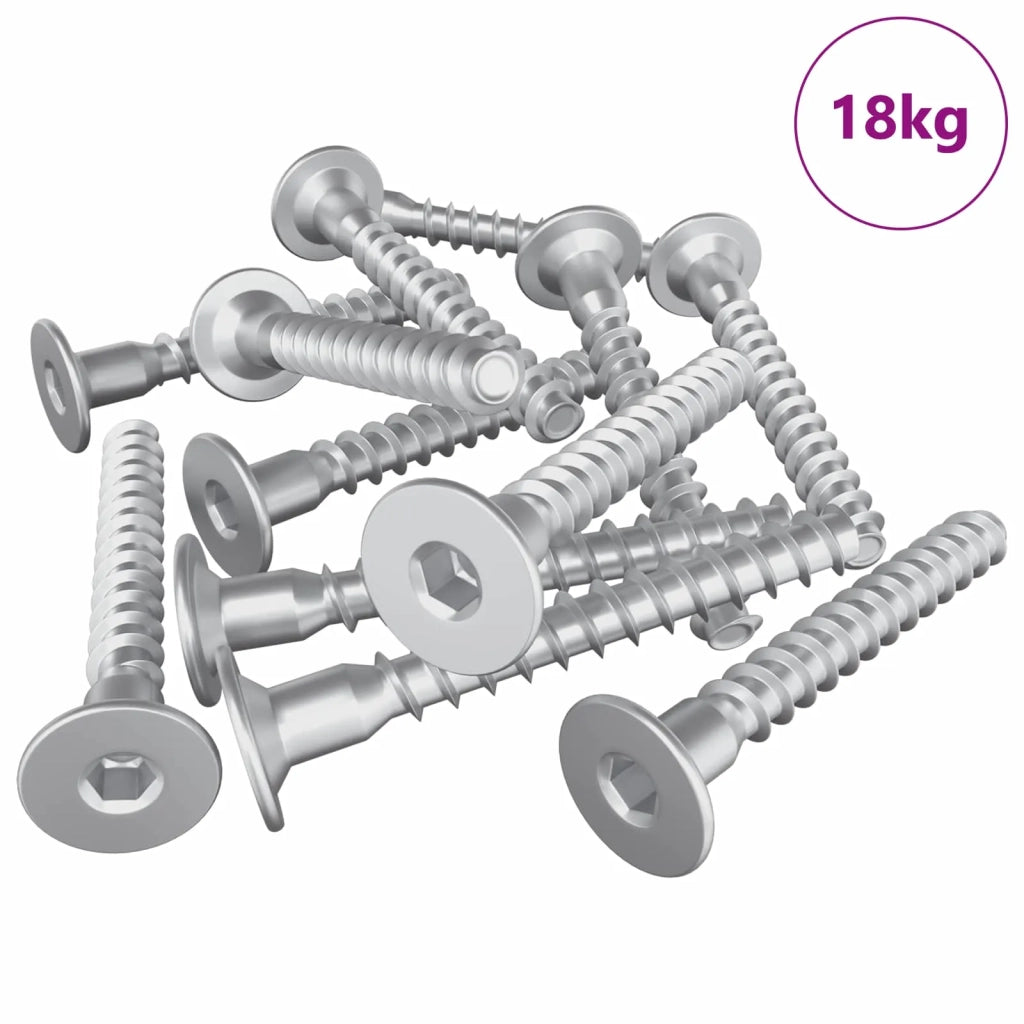 Viti confermat 5000 pcs Argento Metallo