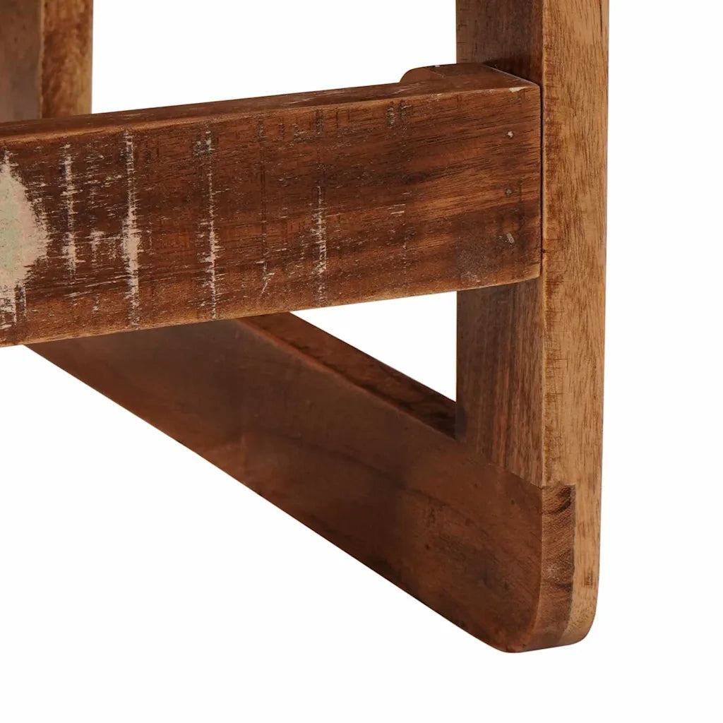 Tavoli da annidamento 2 pcs Marrone Legno Recuperato Massello 4104558