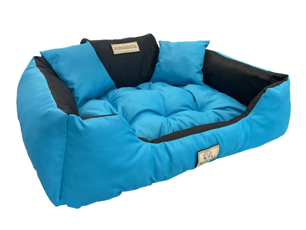 AIO FACTORY 130x105 cm KINGDOG Cuccia per cani impermeabile personalizzabile Blu