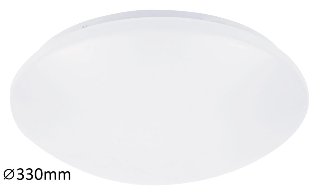 Plafoniera bagno LED Rabalux Lucas 33cm 18W bianca