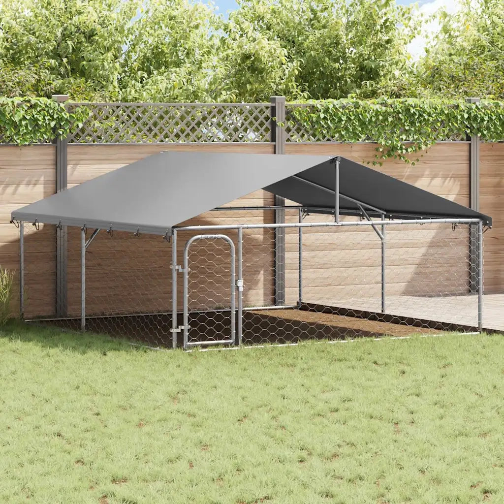 Gabbia per Cani da Esterno con Tetto 300x300x150 cm 171501