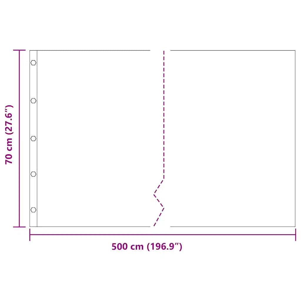 Barriera antiradice Nero 0,7 x 5 m Polietilene 42006480