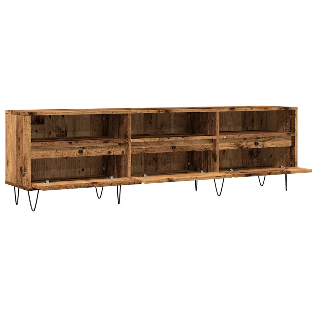 Mobile TV | Armadietto TV | Mobile Porta TV Legno Antico 150x30x44,5 cm Legno Multistrato