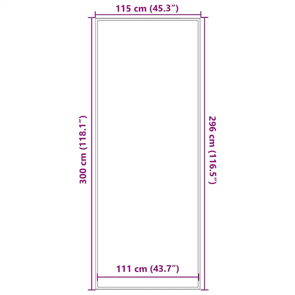 Zerbino Blu 115x300 cm 4105576