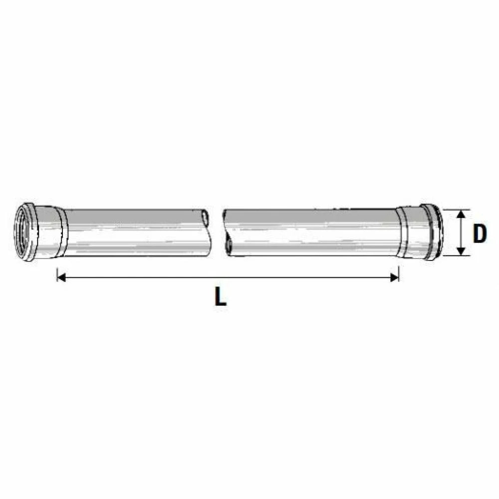 Tubo 2 bicchieri htdm d.032 mm.2 000 b08lr2qsc4