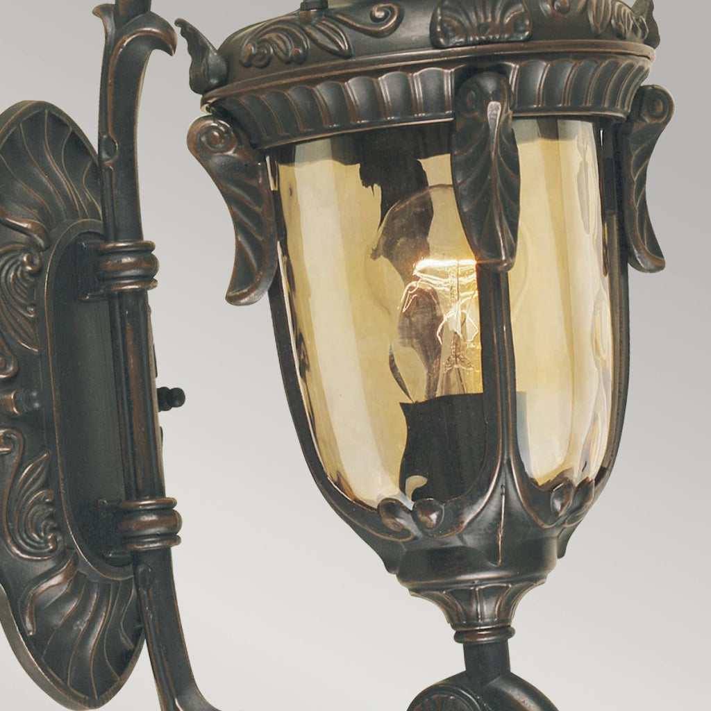 Applique esterno classico Philadelphia 1xE27 bronzo Elstead