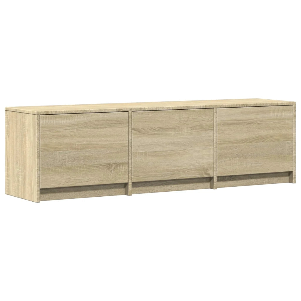 Mobile TV con LED-Credenza per TV Rovere Sonoma 140 x 34 x 40 cm