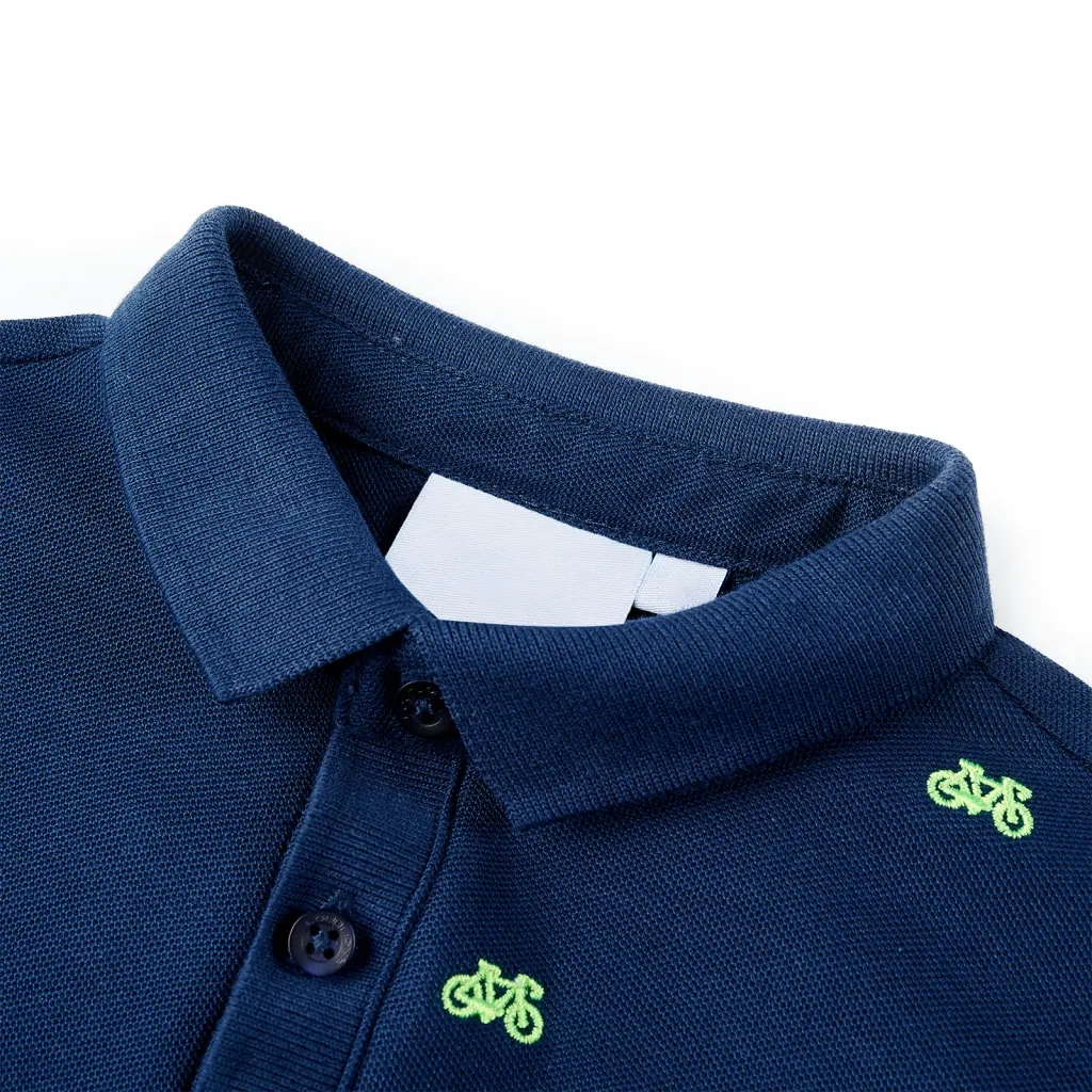 Polo da Bambino Blu Marino 104 12160