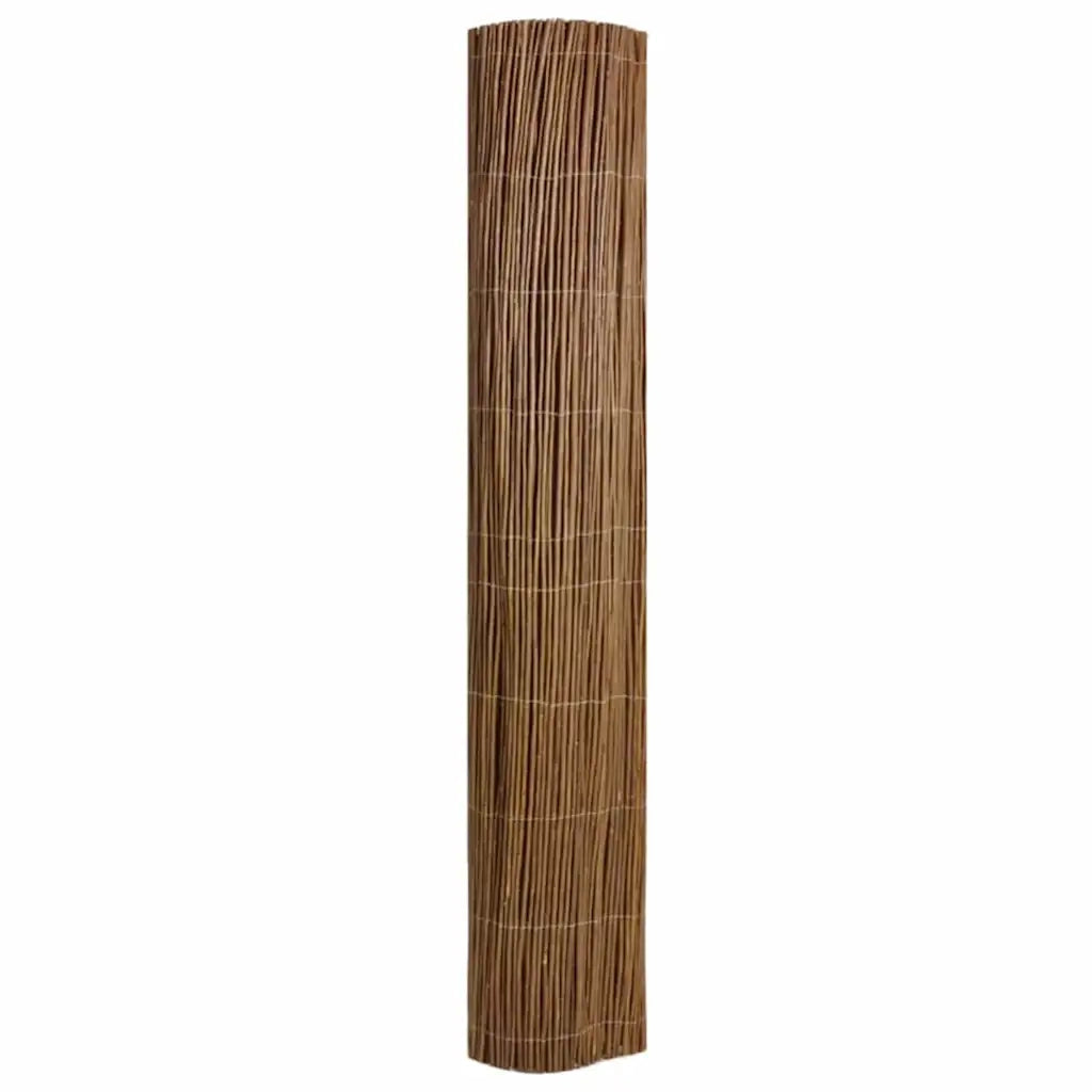Recinzione da Giardino | Recinzione in Willows Naturale 120 x 500 cm Salice