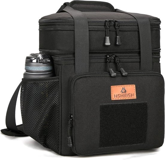 Borsa per picnic tattica - isolata - 15 litri - nera - resistente