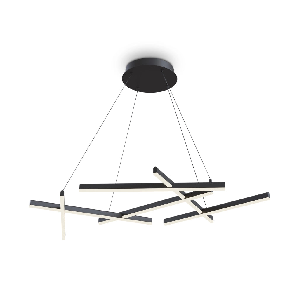 Lampada a sospensione Maytoni Line MOD016PL-L75B nera LED