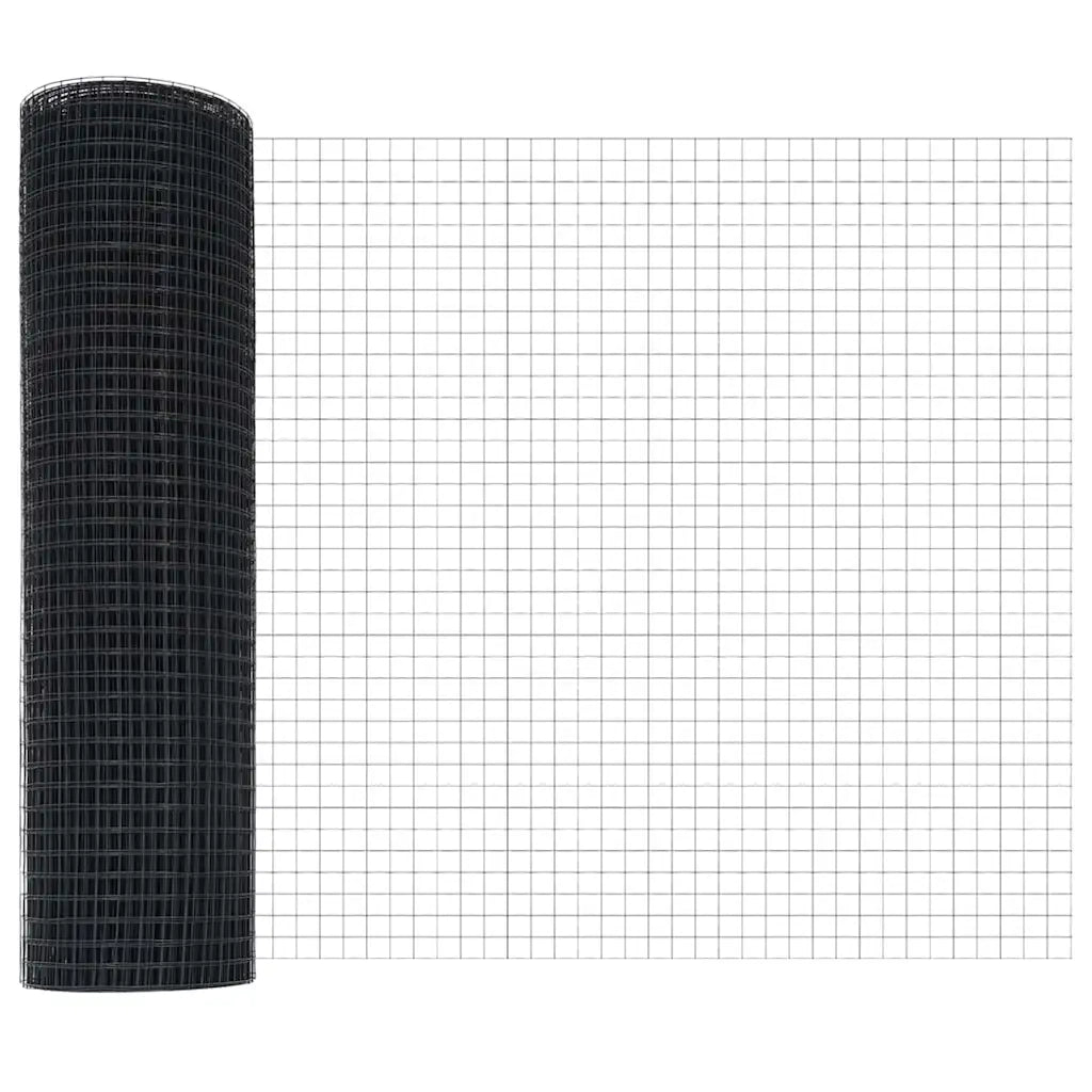 Palo della recinzione Grigio 100 x 0,4 m (rete 25 x 25 mm)