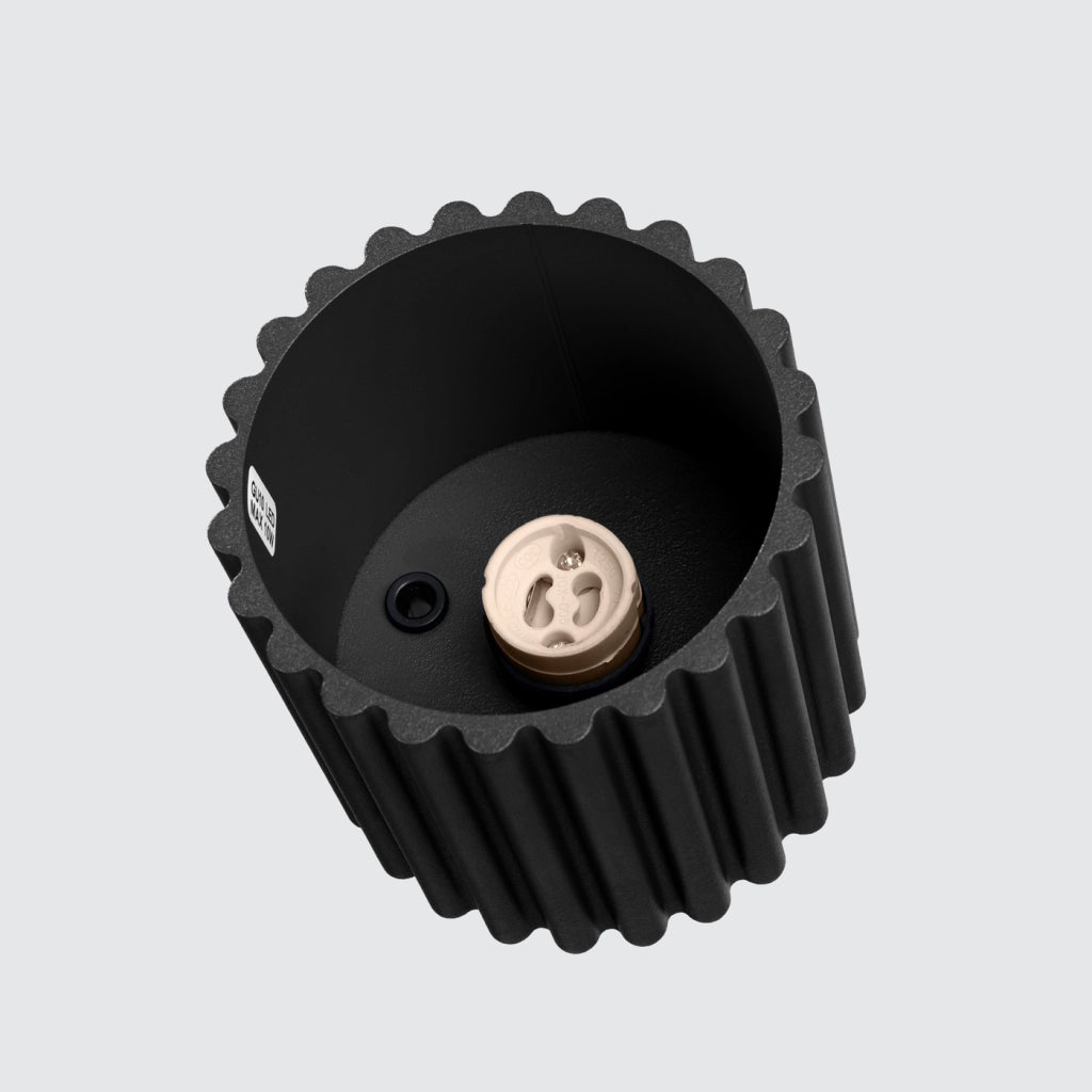 Lampada da soffitto AURA 1 nero GU10