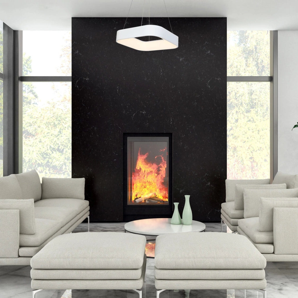 Lampada a sospensione Milagro Astro LED 24W bianca 50cm