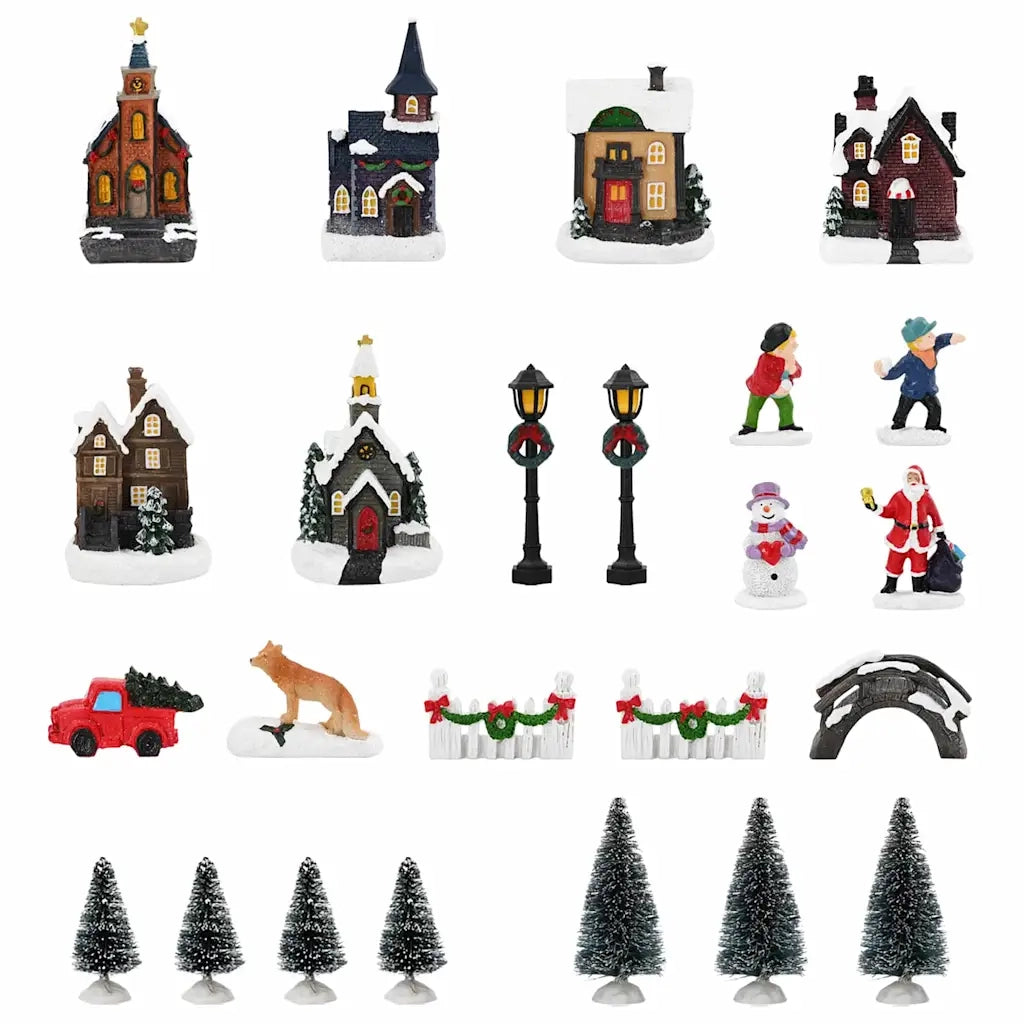 Decorazione Natalizia da Tavolo Multicolore Resina, Plastica CFW4522438