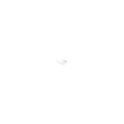 Lavabo 40cm collezione OWL, colore bianco
