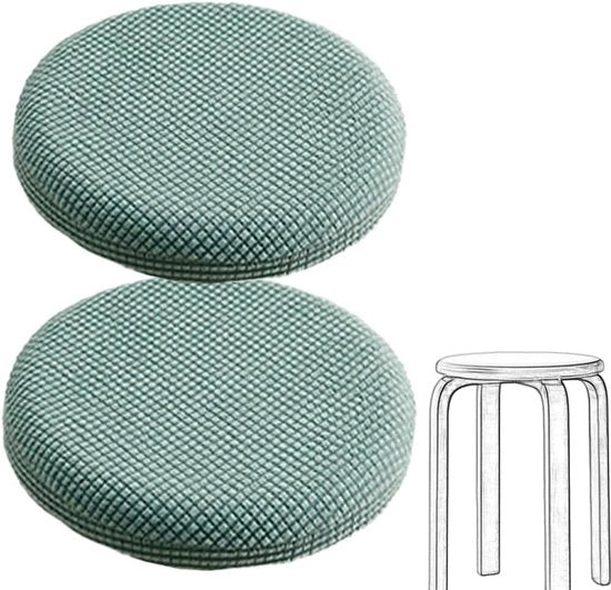 Sedili con ruote per bar e sala da pranzo - 2 pezzi - cuscini di seduta - per gambe di 30-40CM