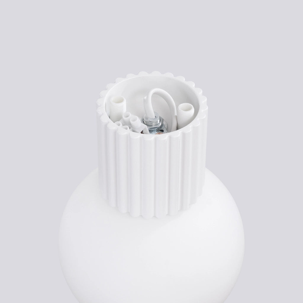 Lampada da parete HALO bianca IP44