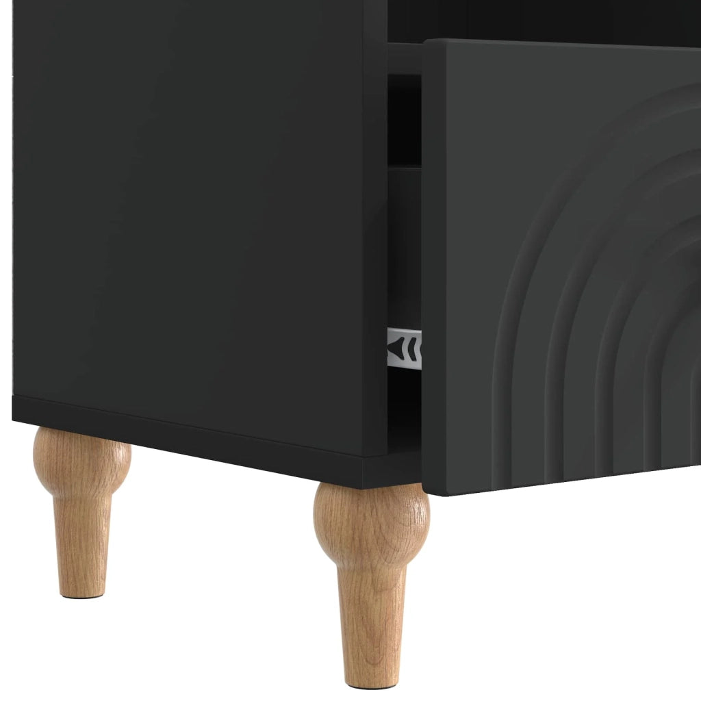 Mobile TV | Armadietto TV | Mobile Porta TV Nero 102 x 34,5 x 50 cm Legno ingegnerizzato