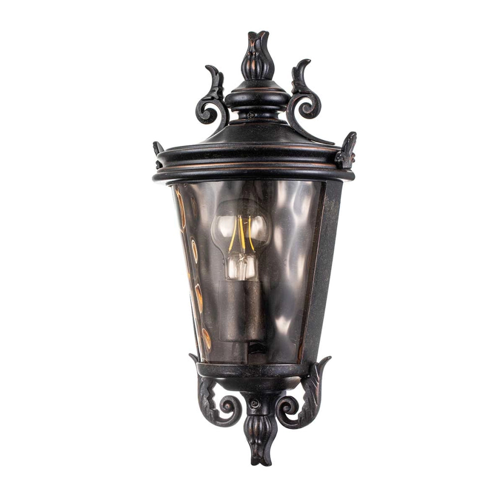Applique esterna Baltimore Elstead E27 60W bronzo anticato