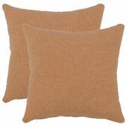 Federa 2 pcs HEERLEN Beige 45 x 45 cm Bouclé 910438