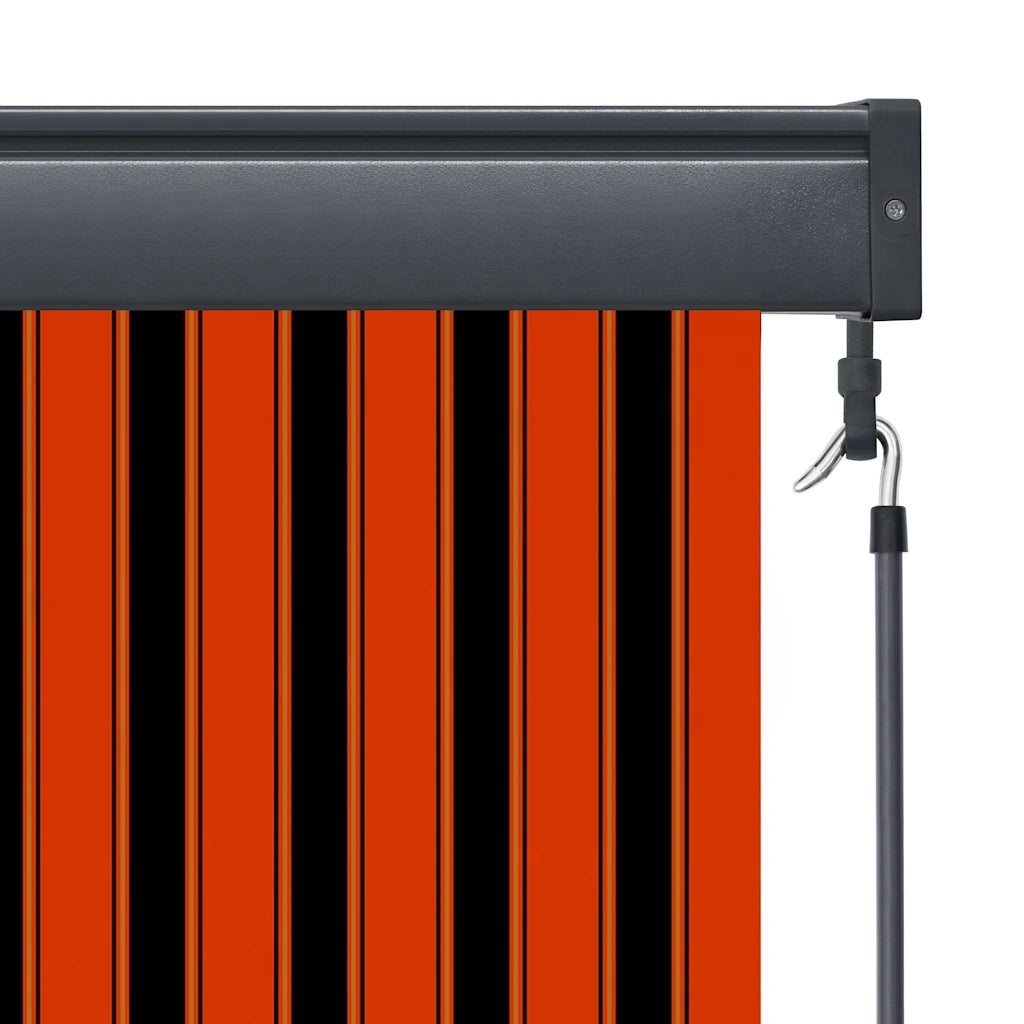 Tenda a Rullo per Esterni 140x250 cm Arancione e Marrone 145972