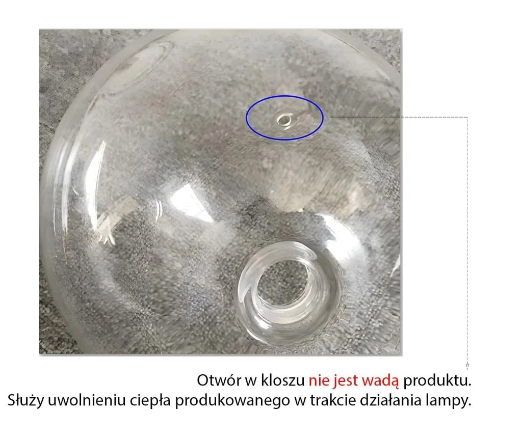 Lampada Da Soffitto A Sospensione Con Sfera Di Vetro 20cm APP1685-1CP