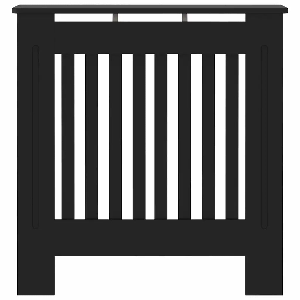 Copertura per radiatori Nero 78 x 19 x 81,5cm Legno multistrato 3403242