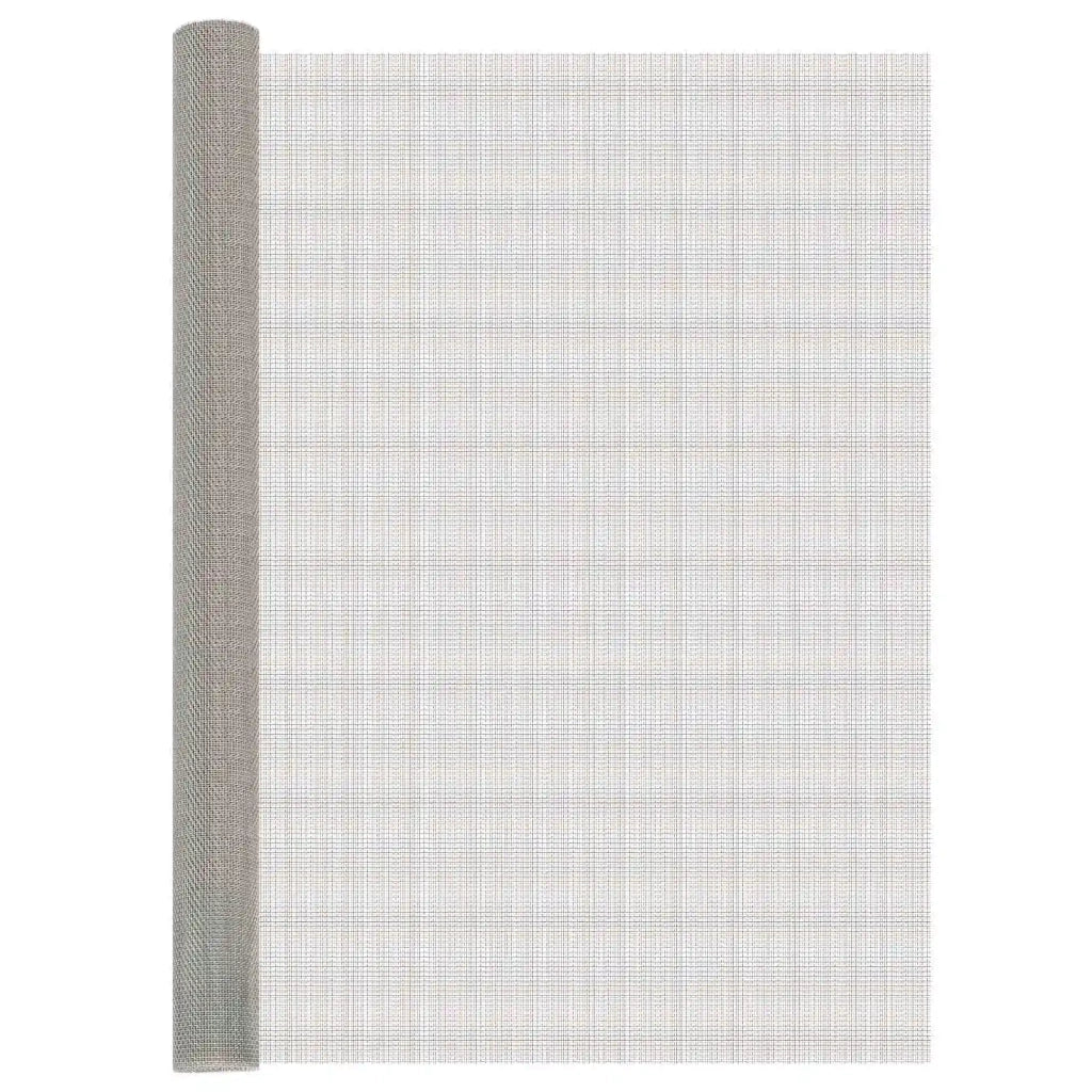 Rete per schermatura 120 x 200 cm 8 Mesh Argento 42039677