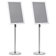 Supporti per poster 2 pcs Argento 45 x 32,7 x 108 cm Alluminio 3385632