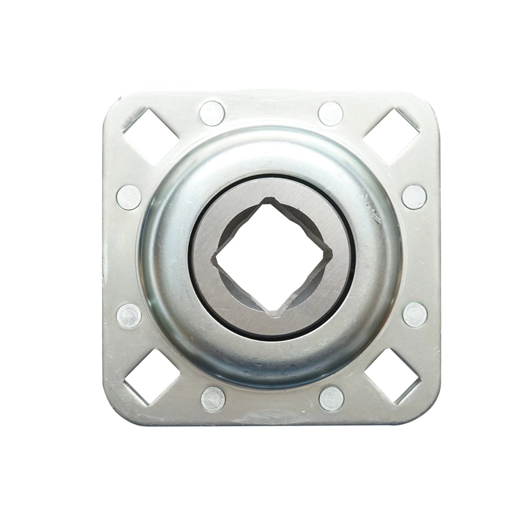 Supporto con cuscinetto ST491 quadrato=32,5 mm.