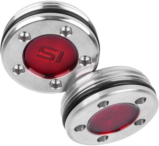 Pesi per Puttatori - 2 Pezzi - 15g - Alta Qualità - Gomma O-Ring - Ideali per Puttatori da Golf - Argento