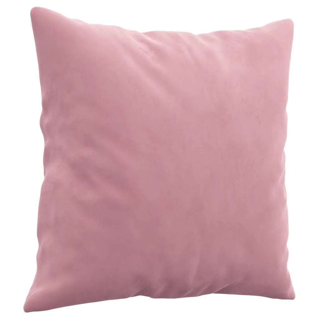 Divano a 2 Posti con Cuscini Rosa 140 cm in Velluto 3200948