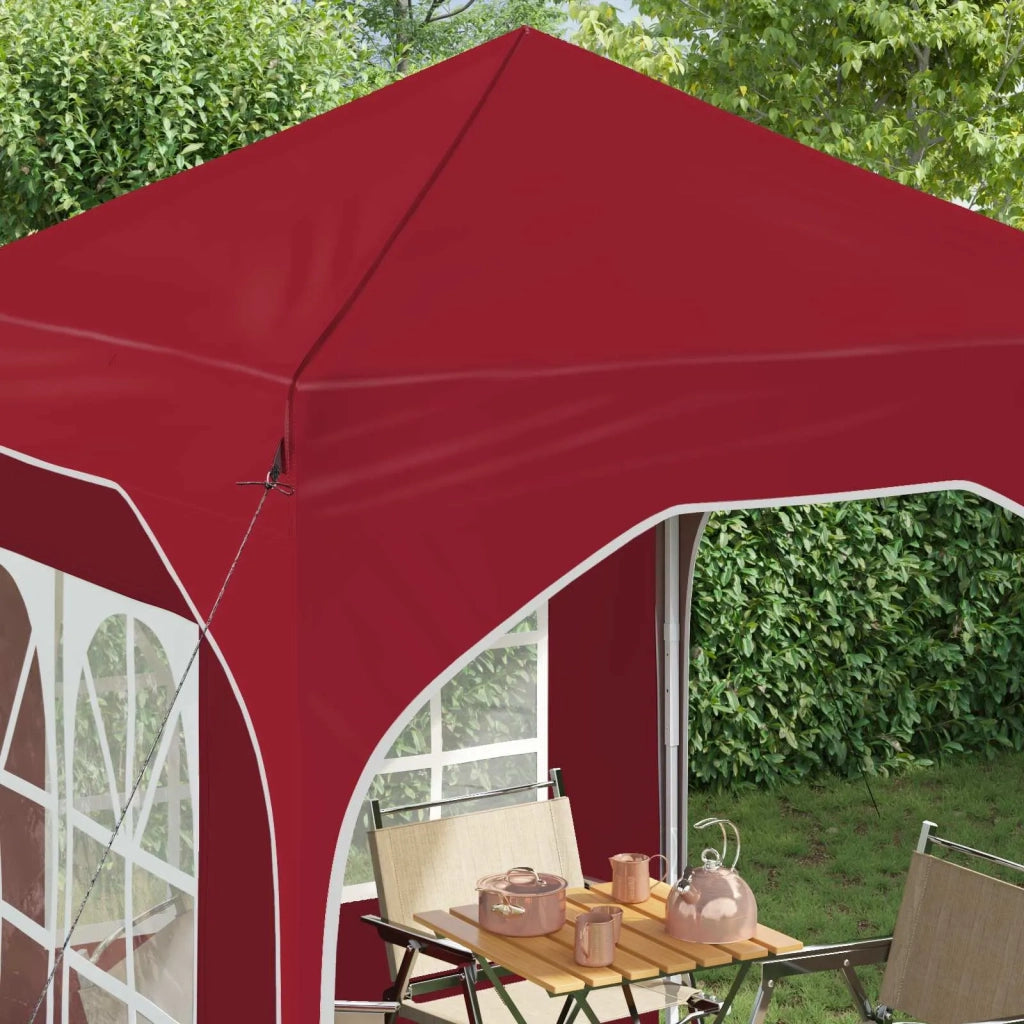Tenda per feste a pop-up-Gazebo 192 x 192 x 245 cm Borgogna 297689