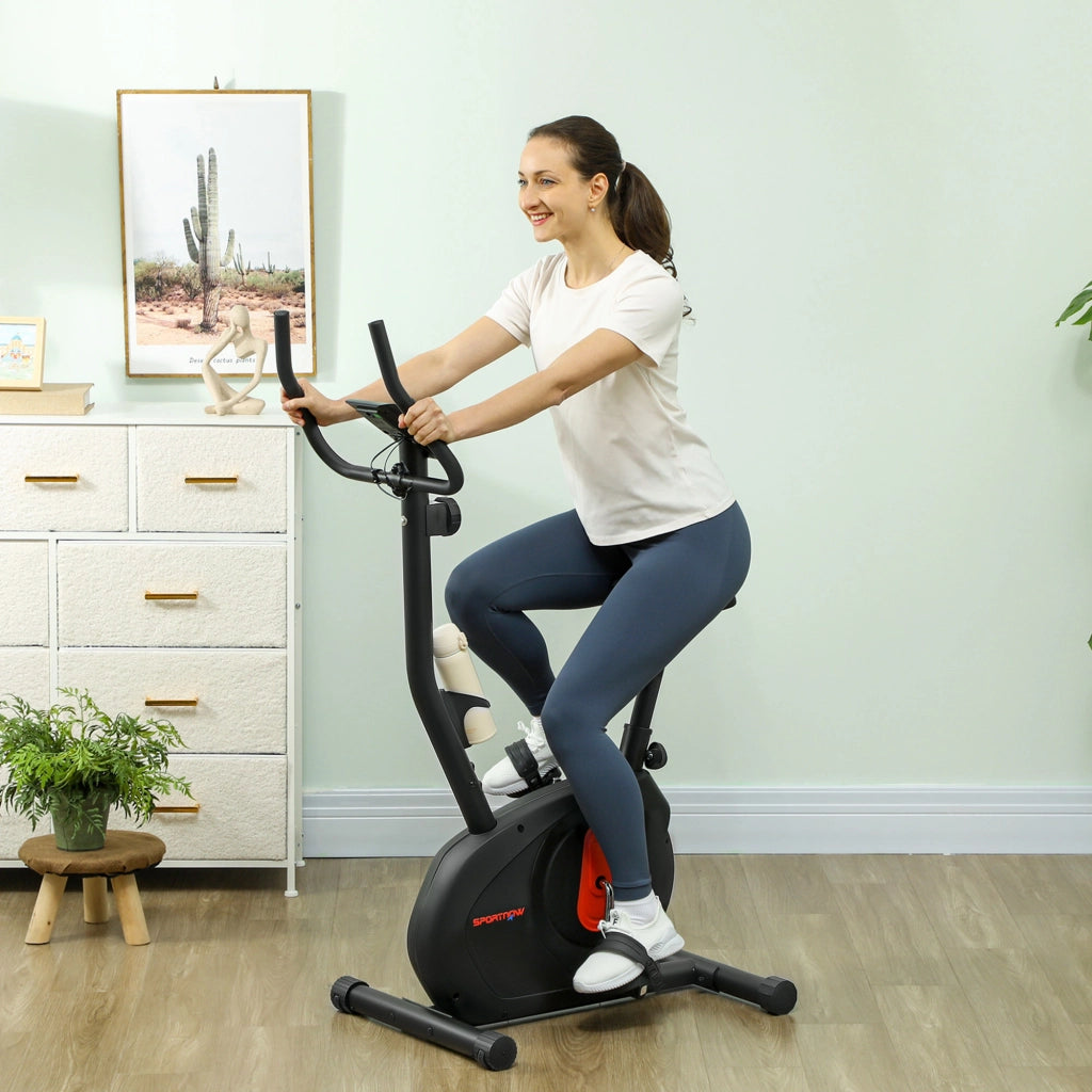 Bicicletta Statica ¨C zephmum ¨C Nero 88x50.5x131.5 cm