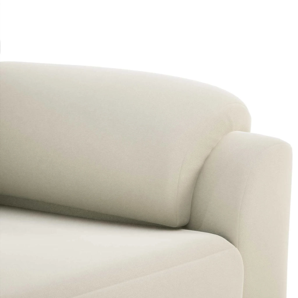 Divano Crema 94 x 85 x 93 cm Velluto 42040815