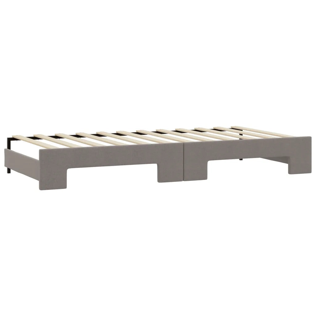Divano letto | Sof¨¤ letto | Letto singolo Estraibile Tortora 80x200 cm Tessuto