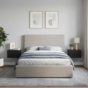 Mobiletto da notte a muro 2 pcs Nero 33 x 34,5 x 20 cm 897918