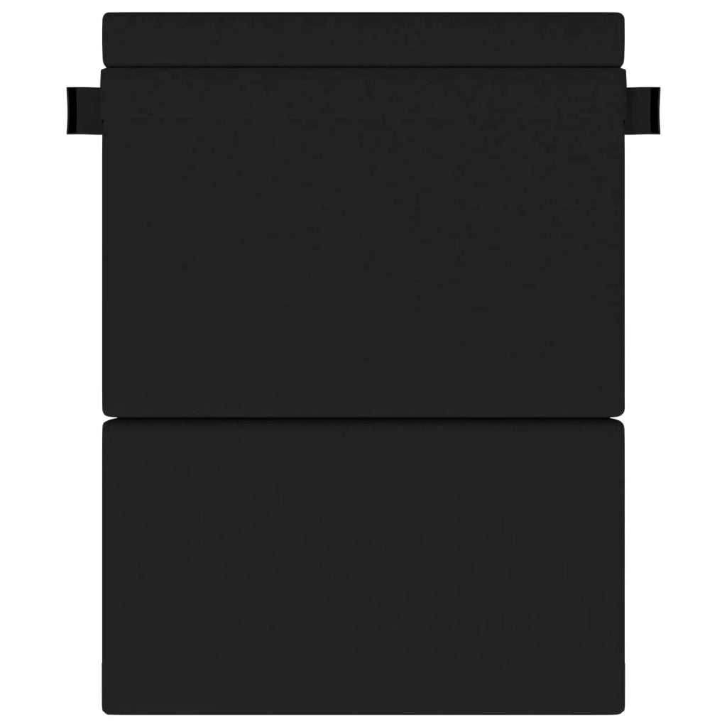 Divano letto | Sof¨¤ letto | Letto singolo Pieghevole Nero 152 x 86,5 x 60 cm Tessuto