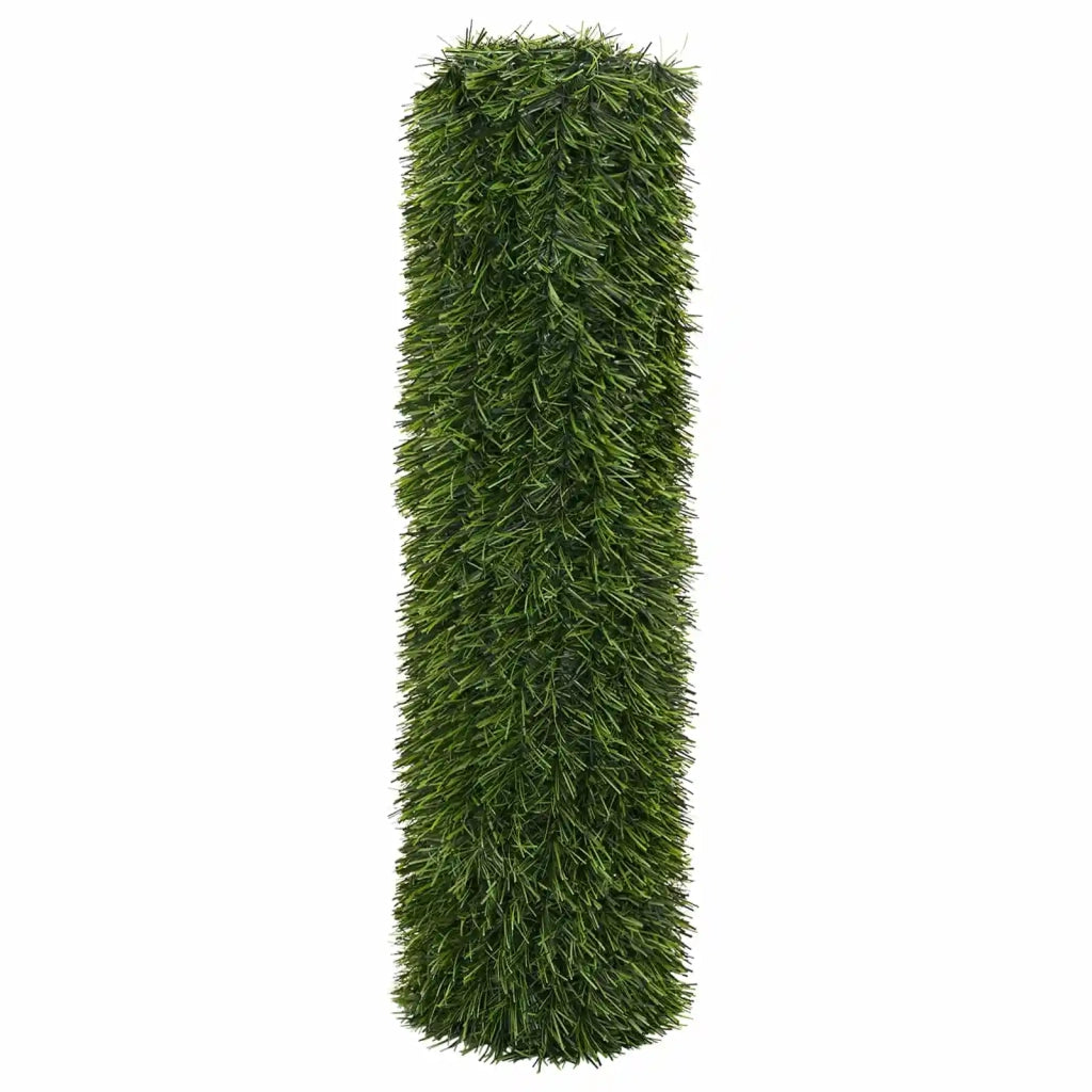 Recinzione Artificiale Verde chiaro 1 x 5 m PVC e Acciaio CFW7299586