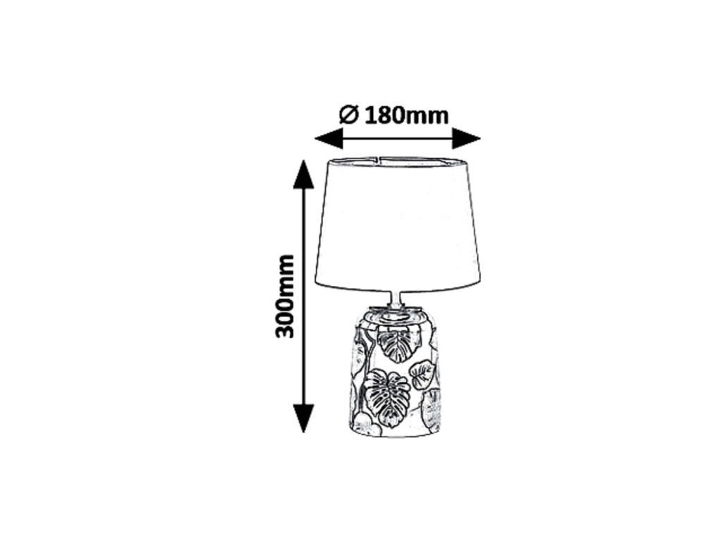 Lampada comodino Sonal paralume nero oro E14 Rabalux 4549