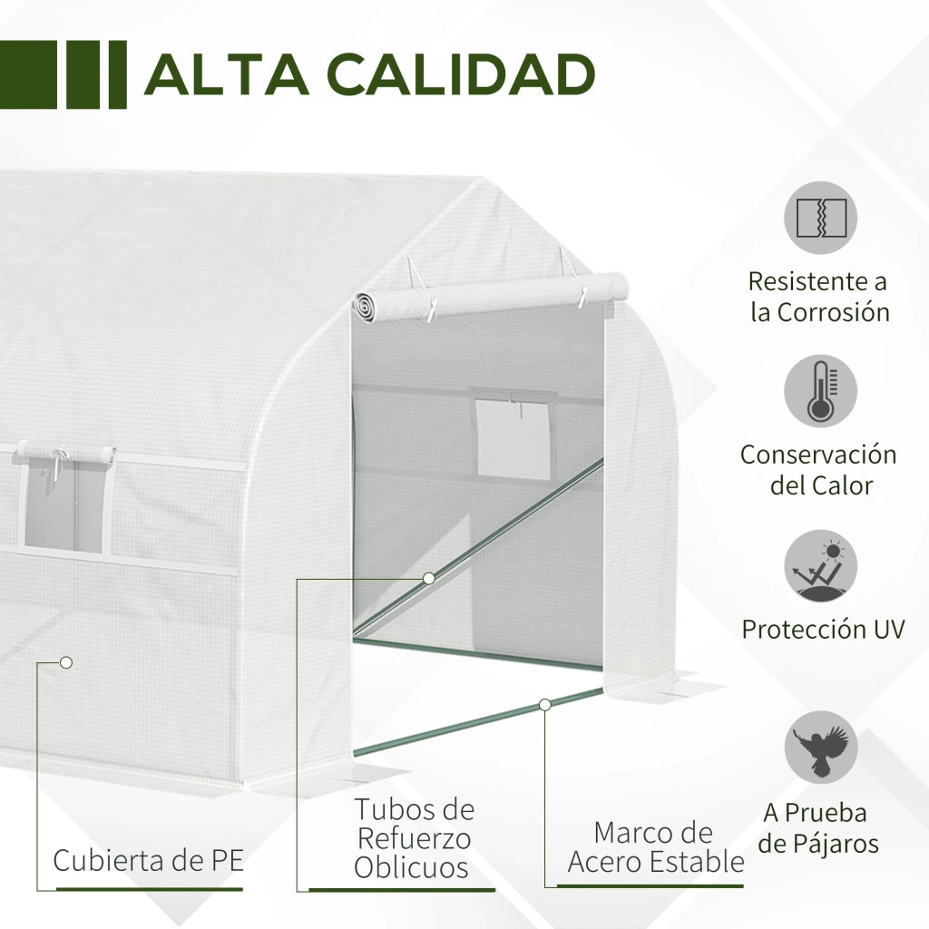 Casetta Giardino ¨C zephmum ¨C Bianco 6x3x2 m