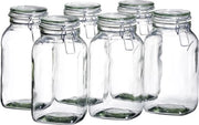 Set di 6 pezzi da 2,5 l, sostenibile e facile da manutenere, 9 cl