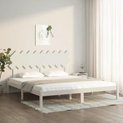 Giroletto-Struttura Letto Bianco 180x200 cm Super King in Legno Massello 625884