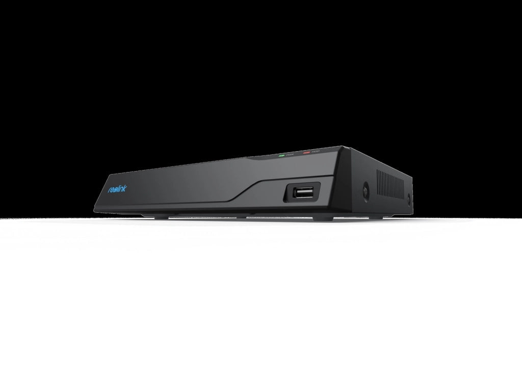 Reolink NVS8 NVR 8 canali PoE 4K 3840x2160 HDD 2TB espandibile 12TB HDMI VGA colore Nero