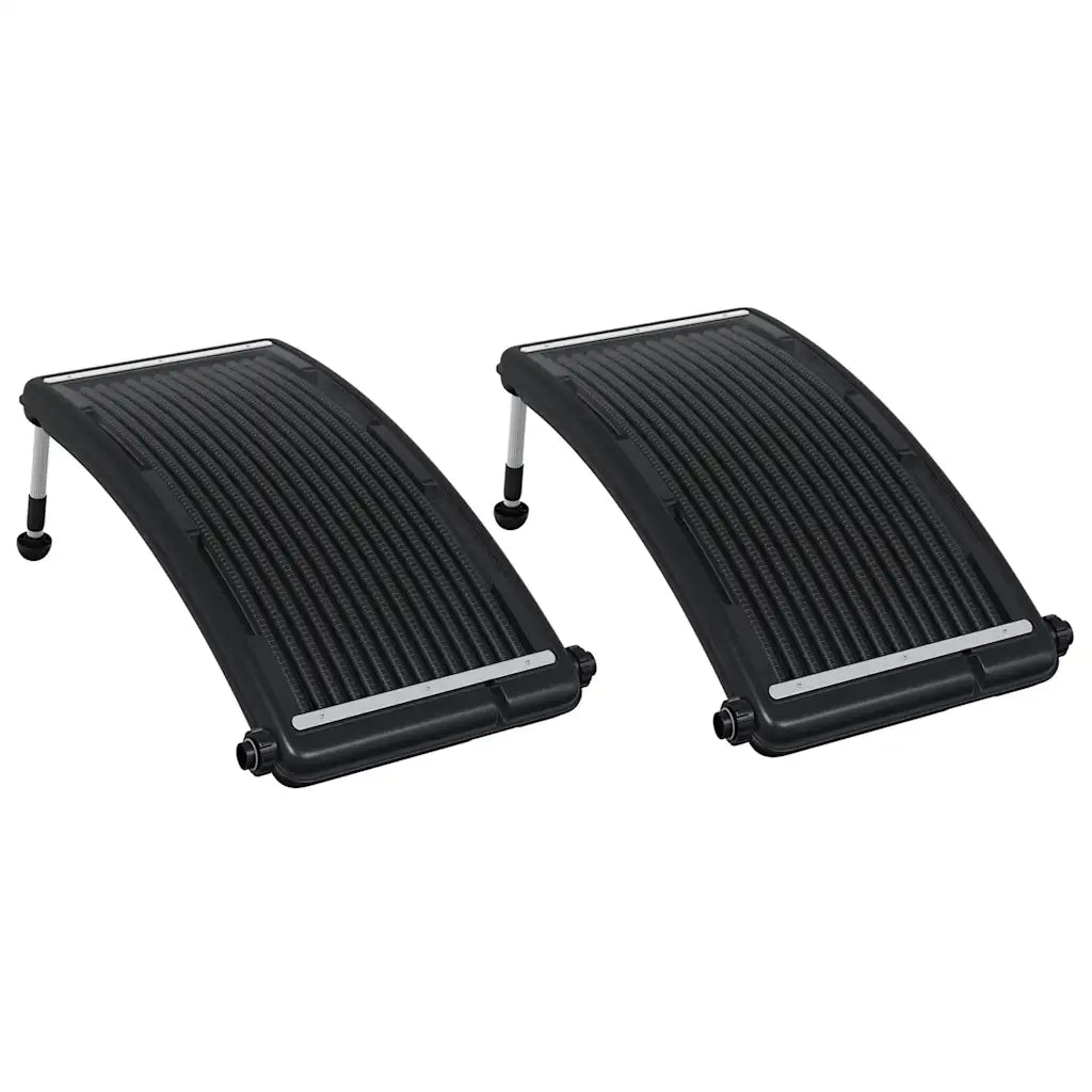 Pannelli Solari Termici Curvi per Piscina 2 pz 110x65 cm CFW6542444