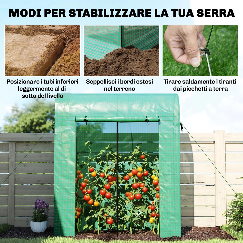 Serra da Giardino ¨C Minimal ¨C Verde 170x68x200 cm