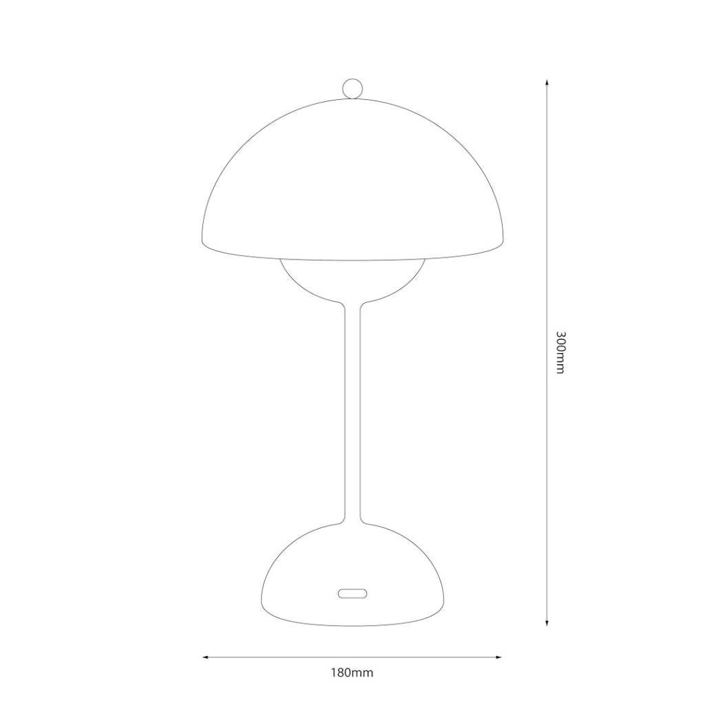 Lampada da tavolo bianca COSTA LED 3W touch 3000-6000K